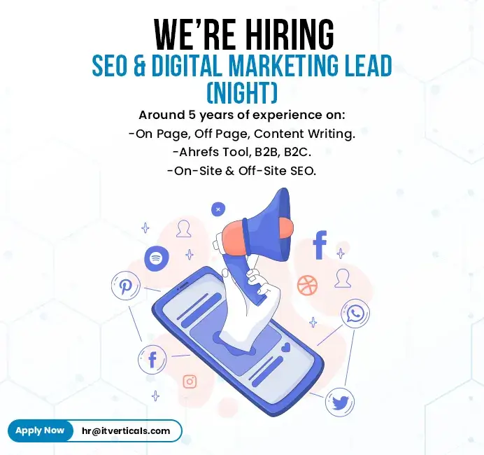 SEO & Digital Marketing Lead – (Night Shift)