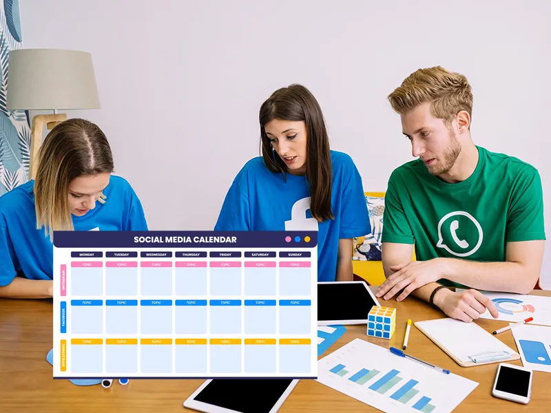 develop a strategic social media content plan