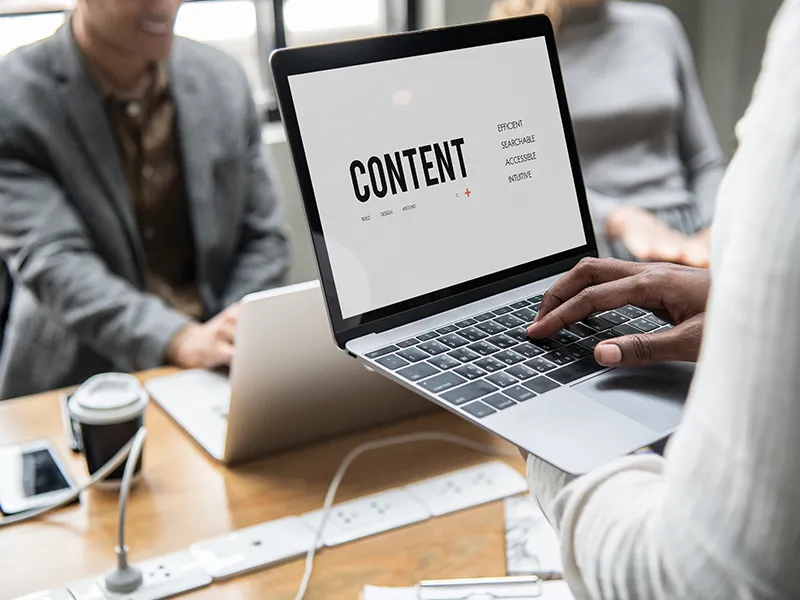 add your content and perform layout customization