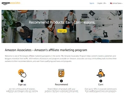 amazon associates affiliate program