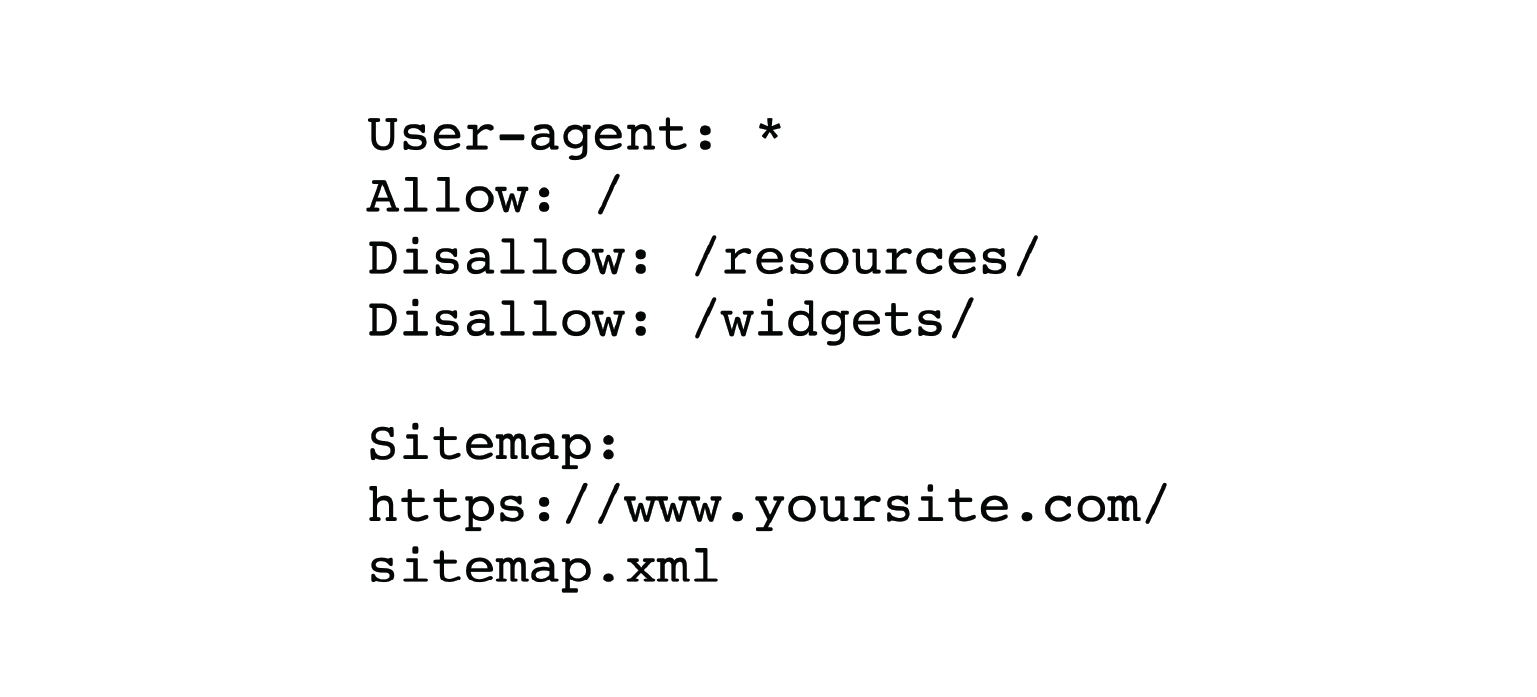 create a robots.txt file