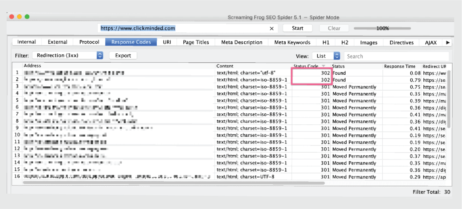 fix incorrect redirects