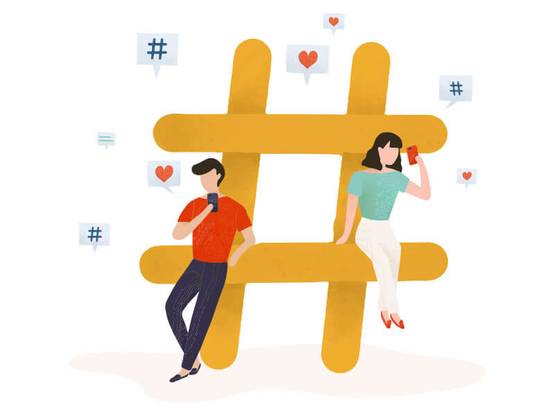 hashtags