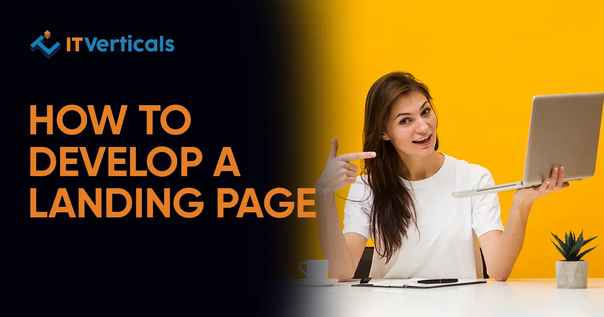 how to develop a landing page