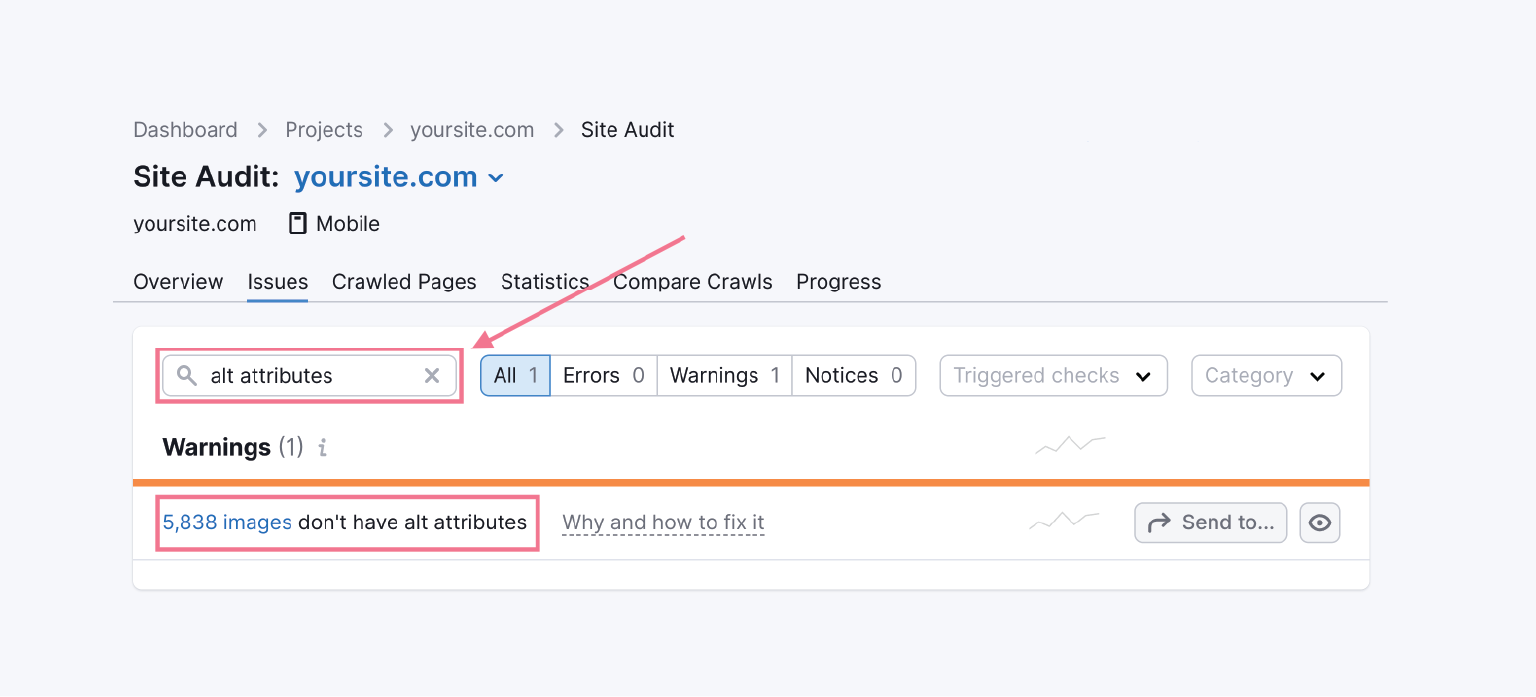 make sure to include alt text for images