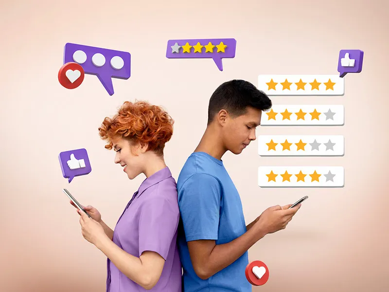 promote customer reviews