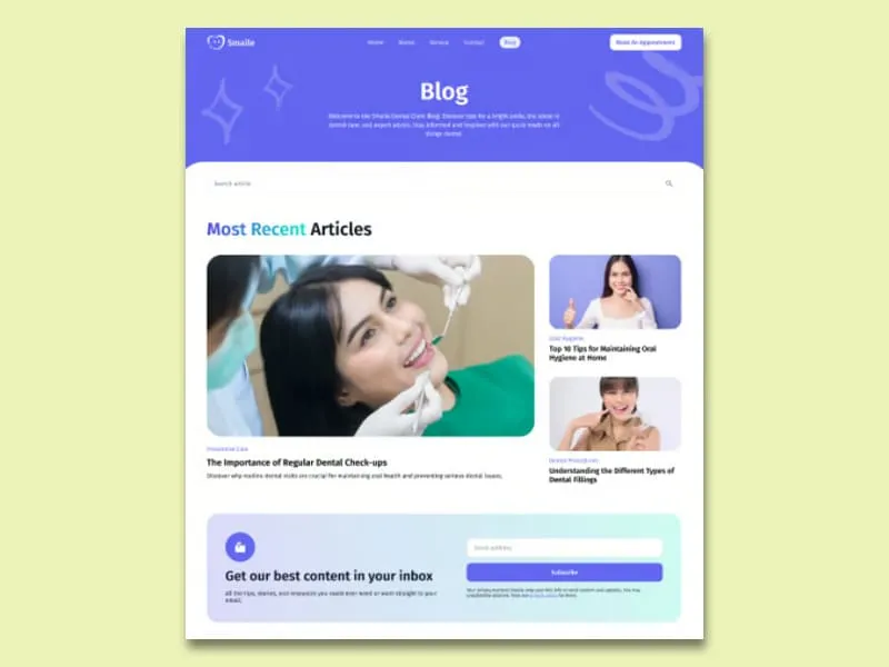 start a dental blog to answer faqs