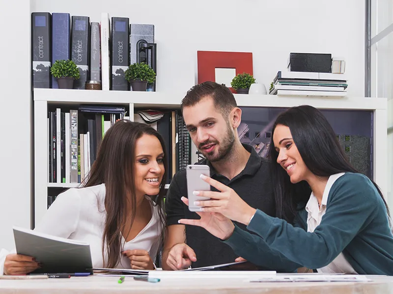 work together with other industry businesses or influencers